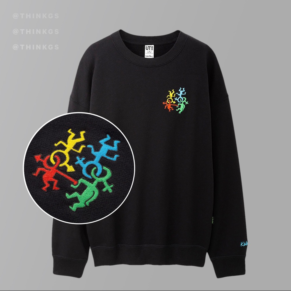Keith Haring Embroidered Sweatshirt